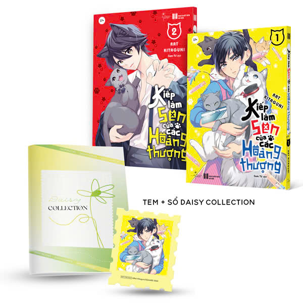 Bộ Manga - Kiếp Làm Sen Của Các Hoàng Thượng - Tập 1 + Tập 2 (Bộ 2 Cuốn) - Tặng Kèm Sticker Tem + Sổ Daisy Collection