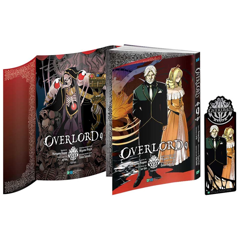 bộ [manga] overlord - tập 9 - tặng kèm bìa áo 2 mặt với art bản quyền đặc biệt + bookmark - Ảnh 4