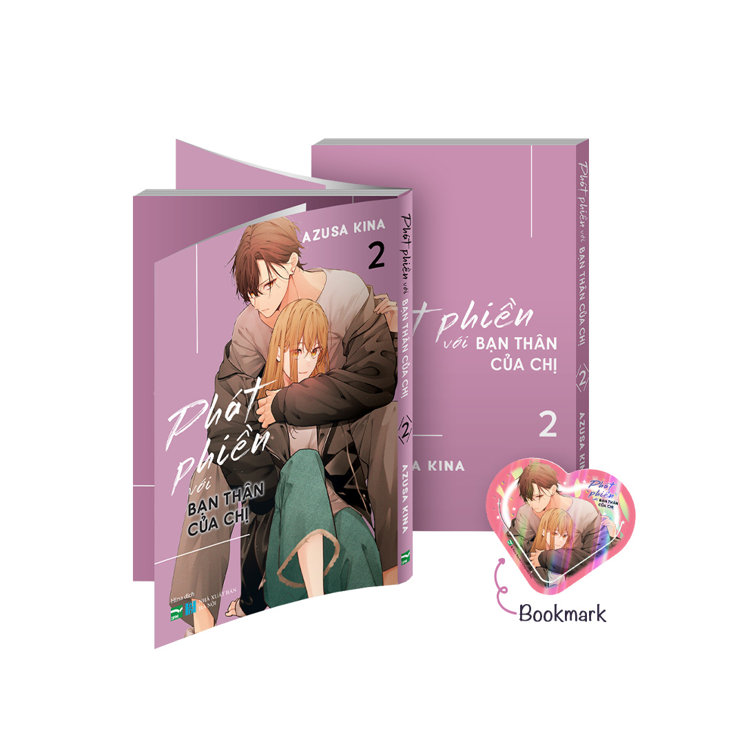Bộ Manga - Phải Lòng Chị Của Bạn Thân - Tập 2 + Phát Phiền Với Bạn Thân Của Chị - Tập 2 (Bộ 2 Cuốn) - Bản Đặc Biệt - Tặng Kèm Door Hanger Card + Bookmark + Card Giấy - Ảnh 4