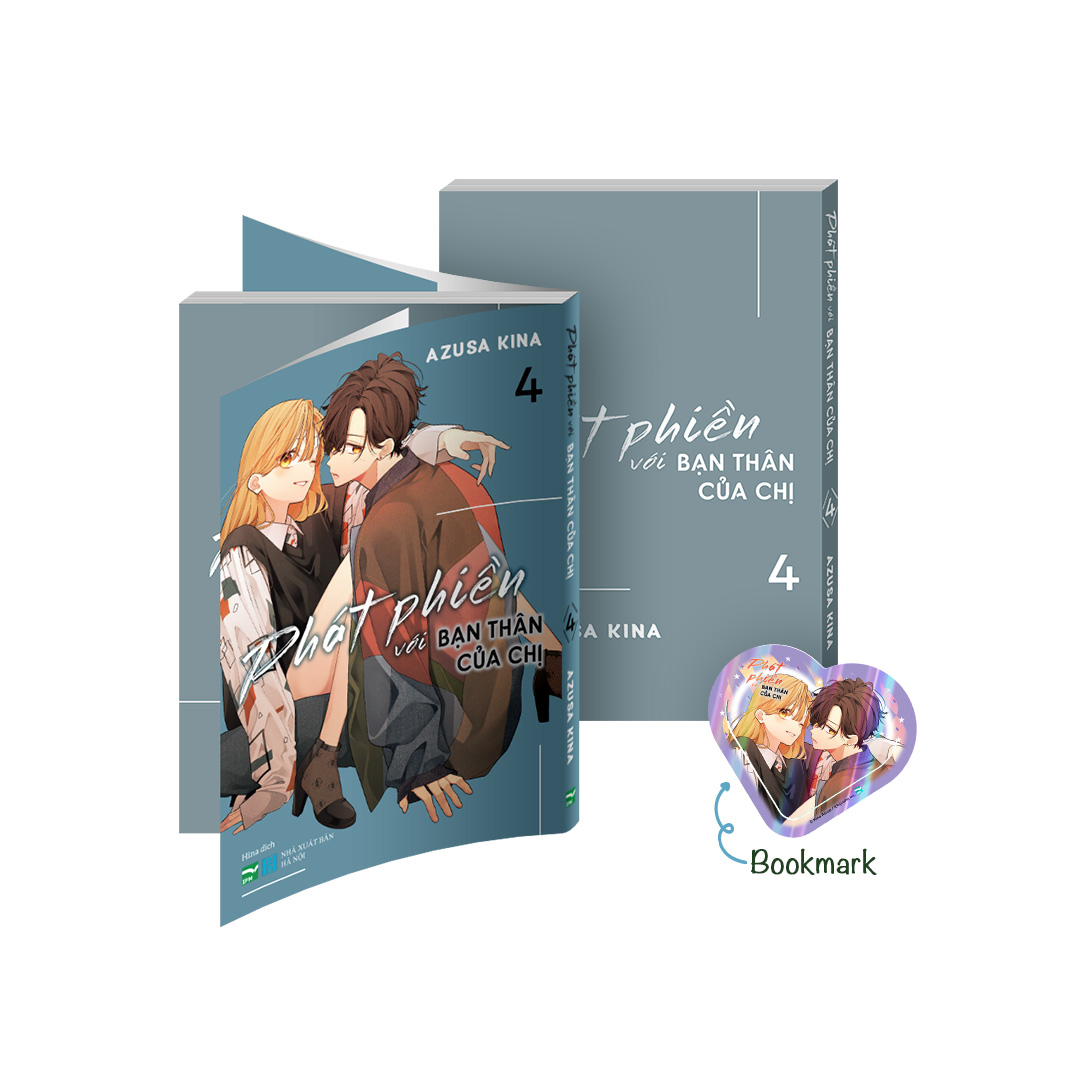 Bộ Manga - Phải Lòng Chị Của Bạn Thân - Tập 4 + Phát Phiền Với Bạn Thân Của Chị - Tập 4 (Bộ 2 Cuốn) - Bản Đặc Biệt - Tặng Kèm Door Hanger + Bookmark + Card Ngọc Trai - Ảnh 4