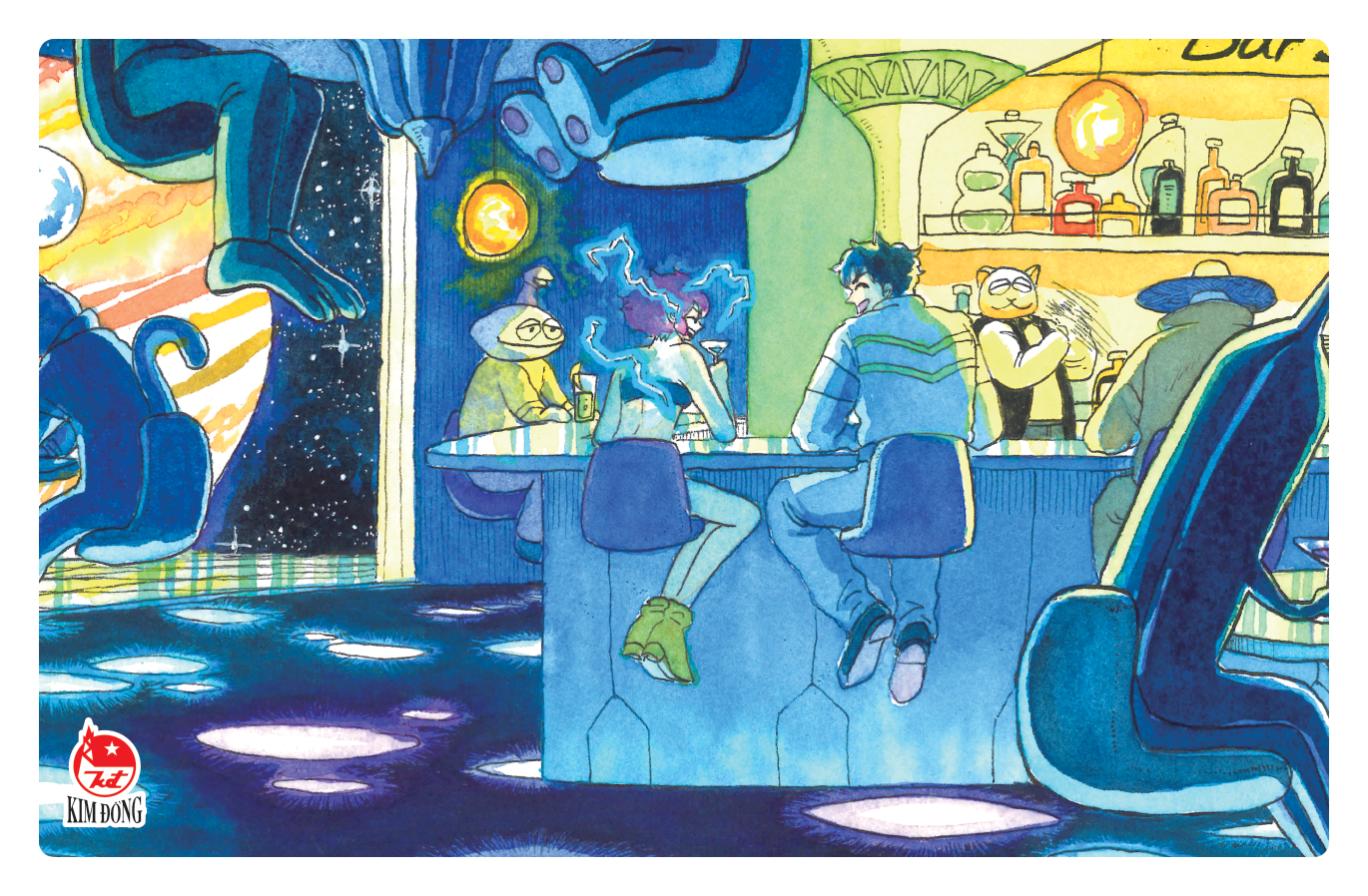 Bộ Manga - Sazan Và Cô Gái Sao Chổi: Tập 1 + Tập 2 (Bộ 2 Tập) - Tặng Kèm Set 6 Mini-Card - Ảnh 10