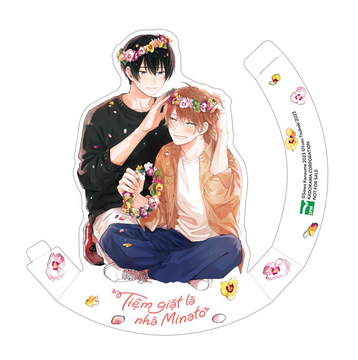 Bộ Manga - Tiệm Giặt Là Nhà Minato - Tập 4 + Tập 5 (Bộ 2 Tập) - Tặng Kèm Clear Card + Set 2 Bookmark + Standee + Set 2 Huy Hiệu - Ảnh 6