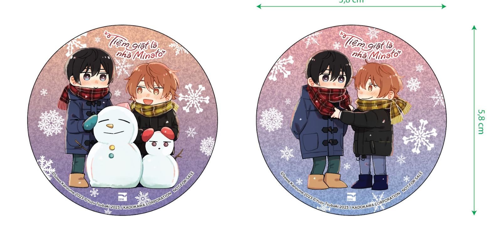 Bộ Manga - Tiệm Giặt Là Nhà Minato - Tập 4 + Tập 5 (Bộ 2 Tập) - Tặng Kèm Clear Card + Set 2 Bookmark + Standee + Set 2 Huy Hiệu - Ảnh 7