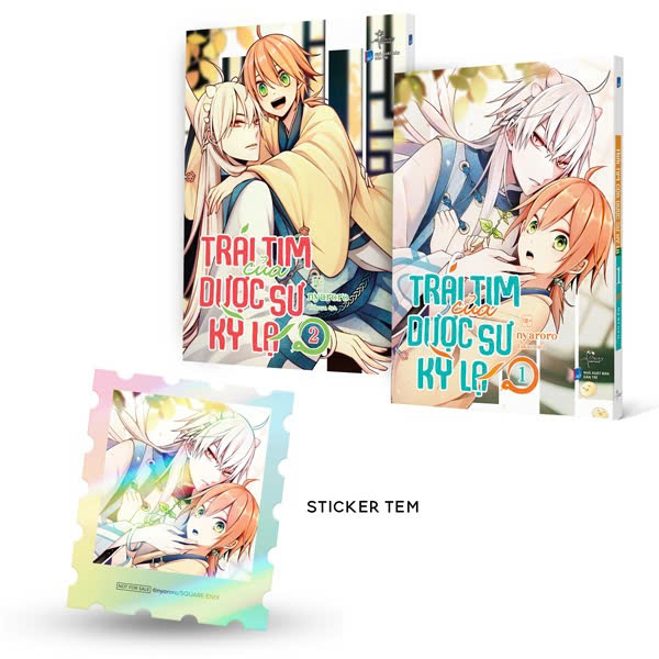 Bộ Manga - Trái Tim Của Dược Sư Kỳ Lạ - Tập 1 + Tập 2 (Bộ 2 Tập) - Tặng Kèm Sticker Tem