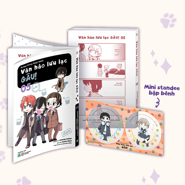 Bộ
						
										
										[Manga] Văn Hào Lưu Lạc - Gâu! - Tập 5 - Bản Đặc Biệt - Tặng Kèm Mini Standee Bập Bênh
