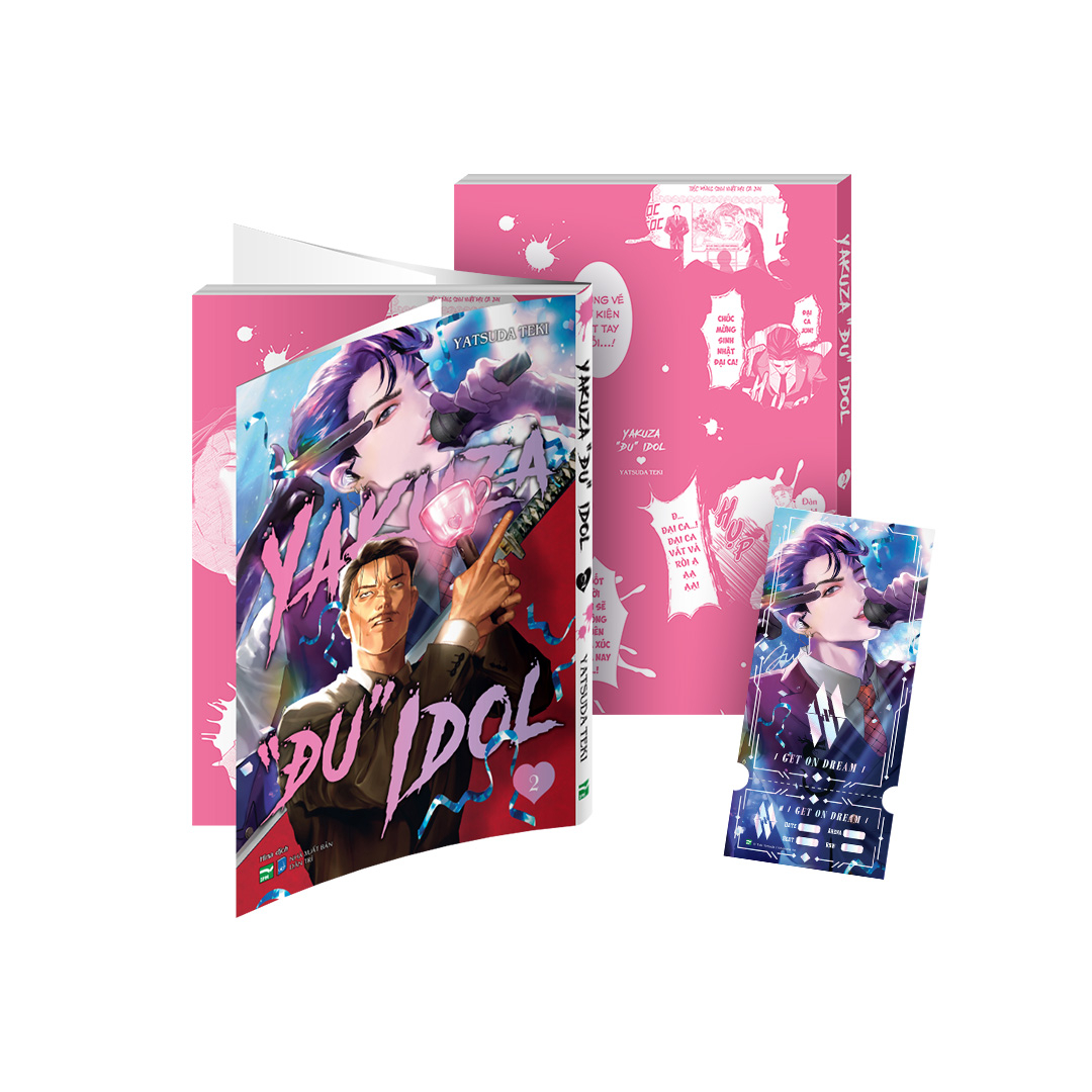 Bộ Manga - Yakuza “Đu” Idol: Tập 1 + Tập 2 (Bộ 2 Tập) - Bản Sưu Tầm - Tặng Kèm Card Nhựa + Ticket + Handfan + Set 3 Photocard + Poster - Ảnh 6