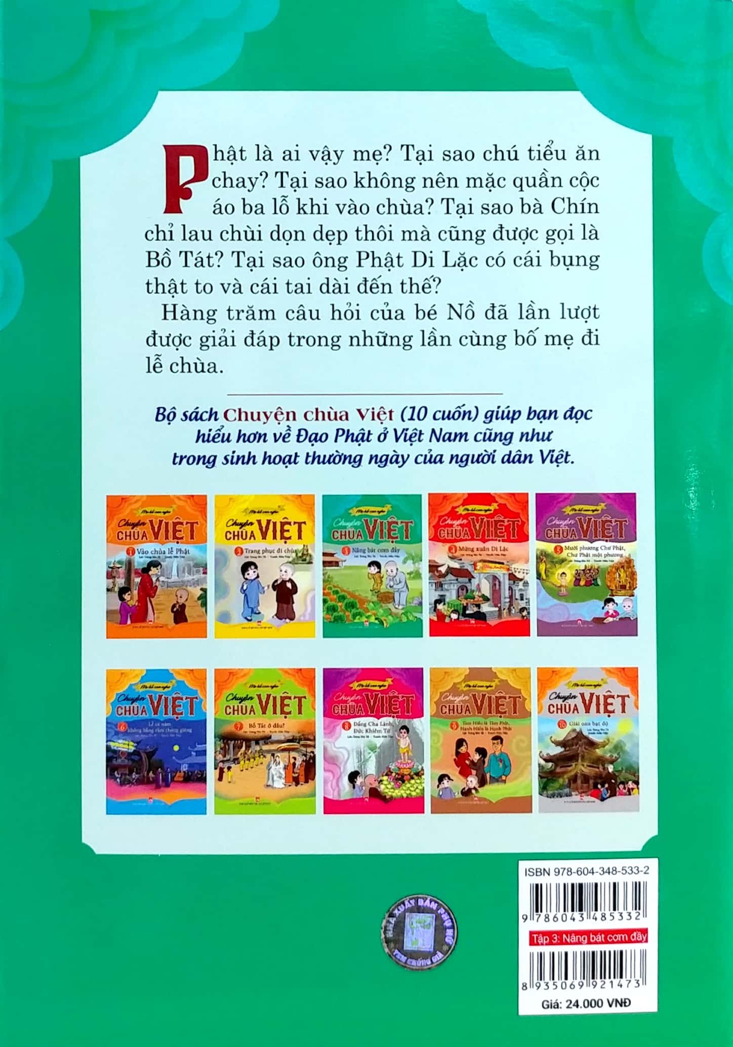 bộ mẹ kể con nghe - chuyện chùa việt - tập 3: nâng bát cơm đầy - Ảnh 7