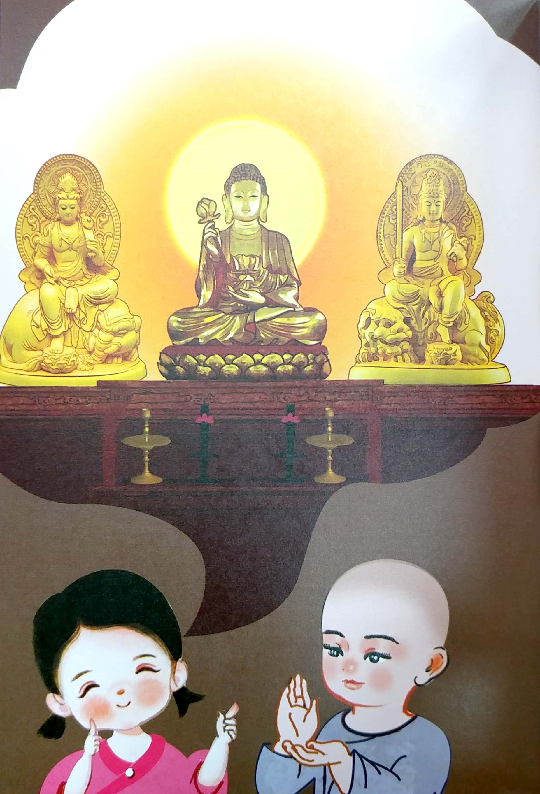 bộ mẹ kể con nghe - chuyện chùa việt - tập 5: mười phương chư phật, chư phật một phương - Ảnh 5