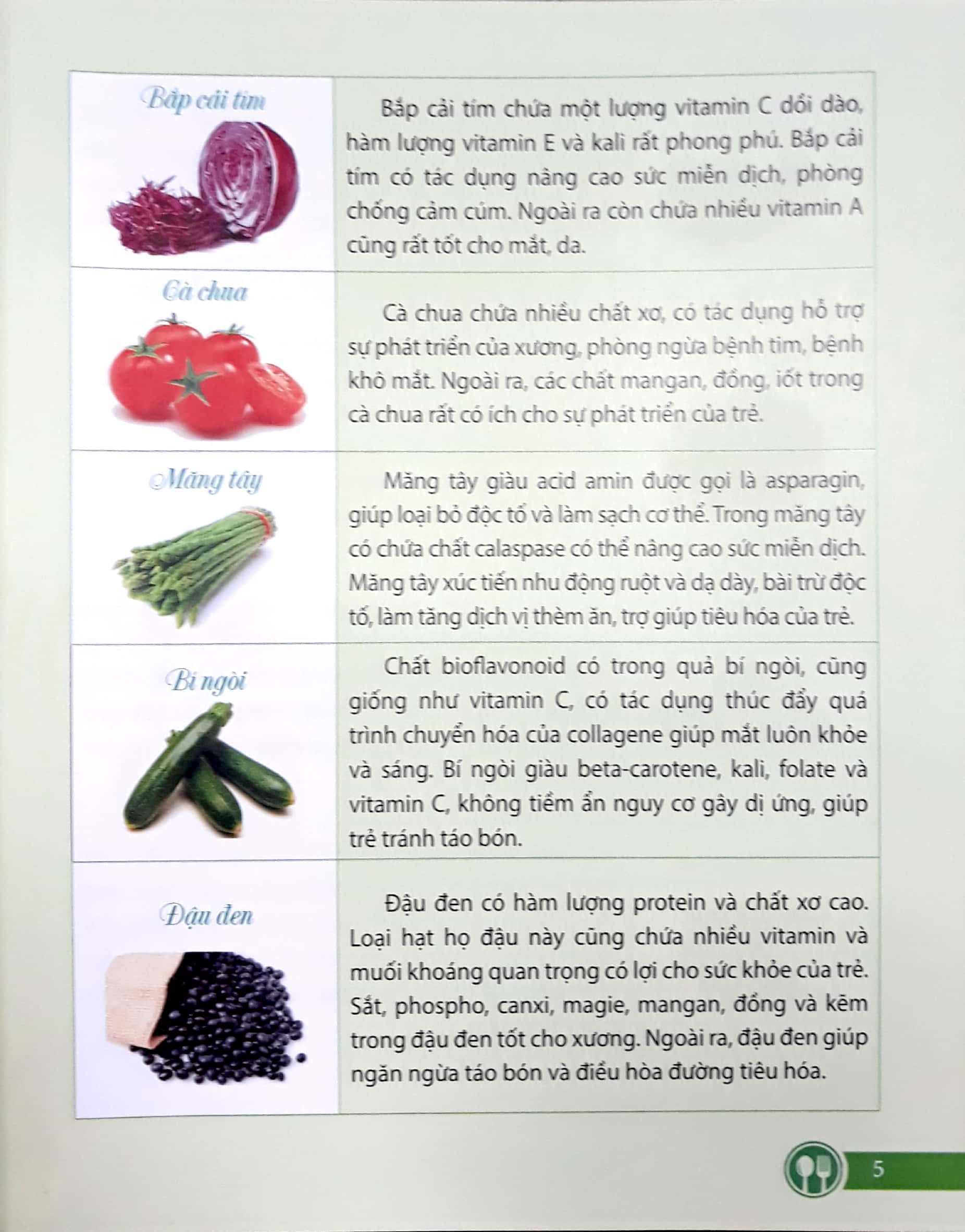 bộ mẹ nấu ăn ngon tuyệt - tập 2 - (bé ăn - bé chơi - bé nhận biết rau củ quả) - Ảnh 4