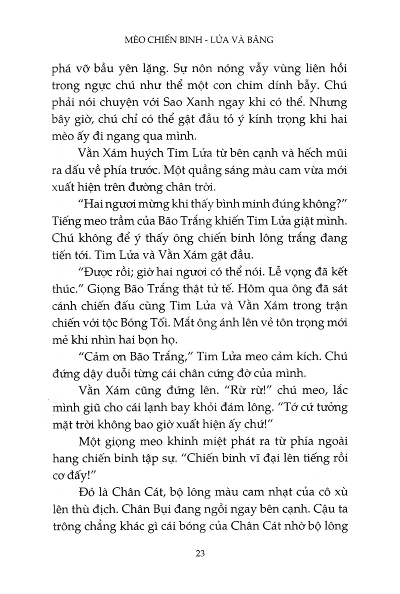 bộ mèo chiến binh - lửa và băng (tái bản 2019) - Ảnh 12