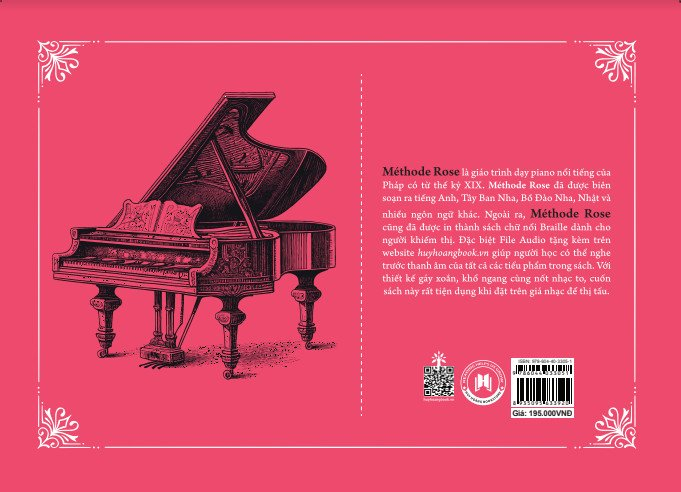 Bộ Méthode Rose Vol 1 - Phương Pháp Hồng - Năm Thứ Nhất Với Đàn Piano (Tái Bản 2024) - Ảnh 3