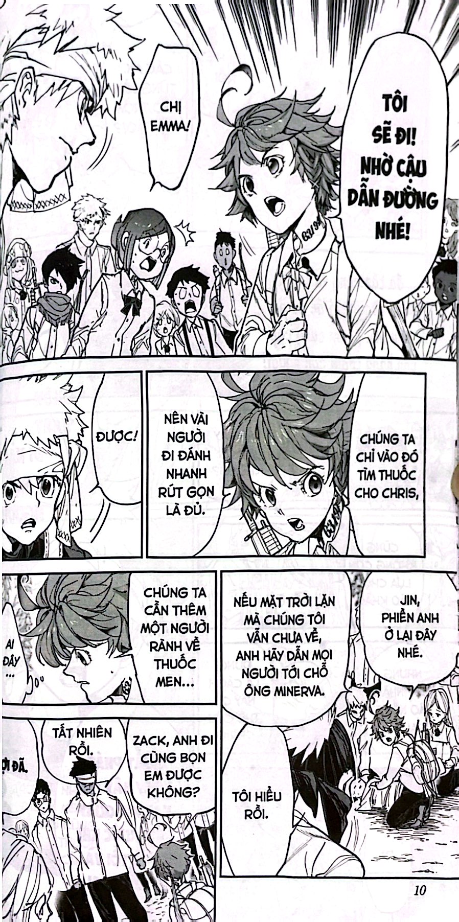 bộ miền đất hứa - the promised neverland - tập 14 - phiên bản bìa trắng (white ver) - Ảnh 7