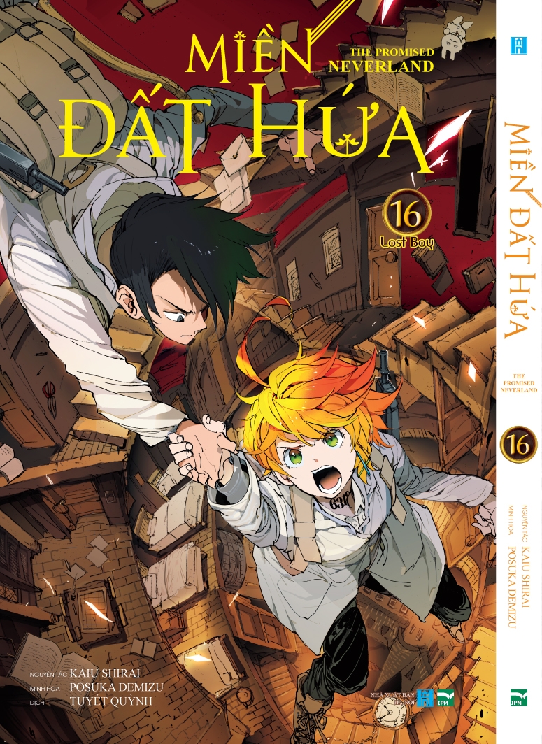 bộ miền đất hứa - the promised neverland - tập 16 - phiên bản bìa trắng (white ver) - Ảnh 2