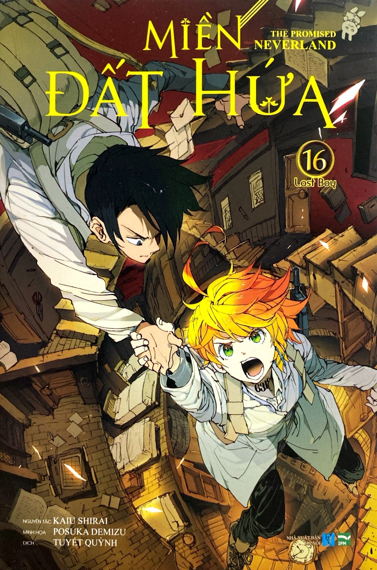 bộ miền đất hứa - the promised neverland - tập 16 - phiên bản bìa trắng (white ver) - Ảnh 3