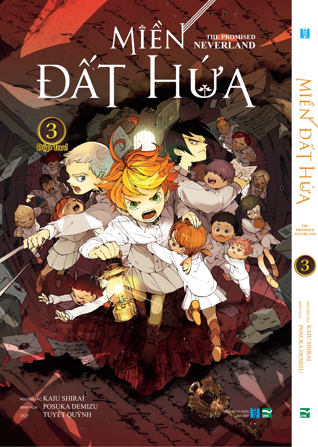 bộ miền đất hứa - the promised neverland - tập 3 - phiên bản bìa trắng (white ver) - Ảnh 2