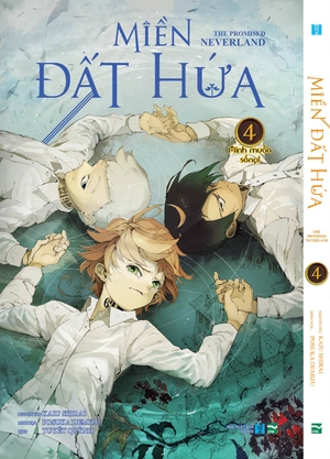 bộ miền đất hứa - the promised neverland - tập 4 - phiên bản bìa trắng (white ver) - Ảnh 2