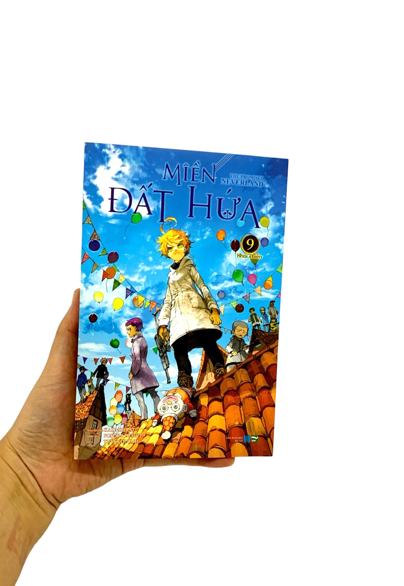 bộ miền đất hứa - the promised neverland - tập 9 - phiên bản bìa trắng (white ver) - Ảnh 9