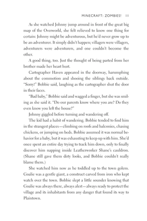 bộ minecraft book 13: zombies!: an official minecraft novel - Ảnh 13