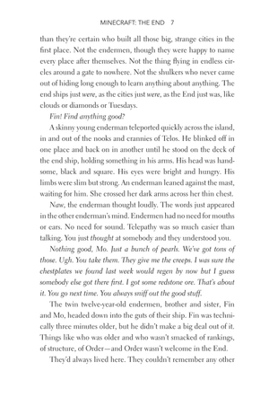 bộ minecraft book 4: the end: an official minecraft novel - Ảnh 8