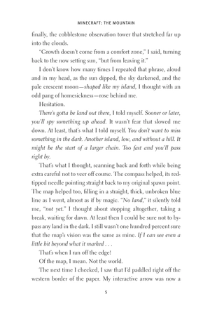 bộ minecraft book 8: the mountain: an official minecraft novel - Ảnh 8