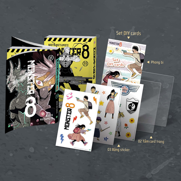 Bộ MONSTER #8 - Tập 11 - Bản Đặc Biệt - Dark Ver - Tặng Kèm Set DIY Cards