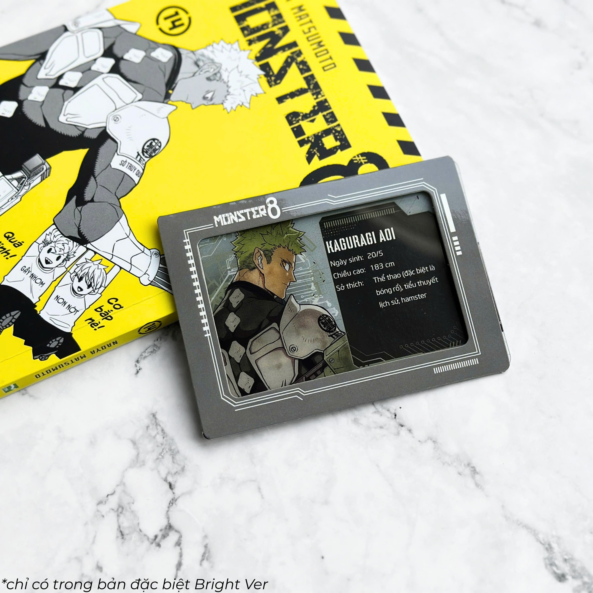Bo
MONSTER #8 - Tap 14 - Ban Dac Biet - Bright Ver - Tang Kem Clear Card + Card Holder “Luc Luong Phong Ve” - Ảnh 3