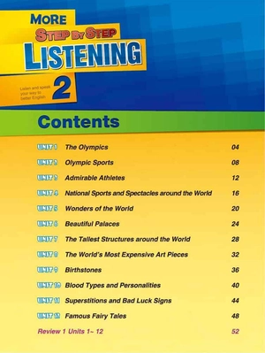 bộ more step by step listening 2 (with cd) - Ảnh 2