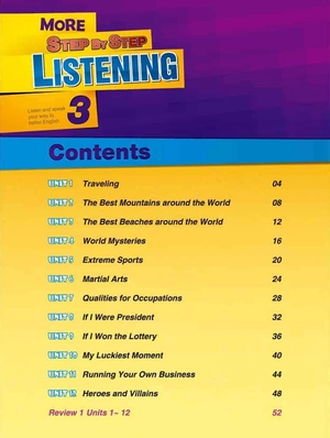 bộ more step by step listening 3 (with cd) - Ảnh 2