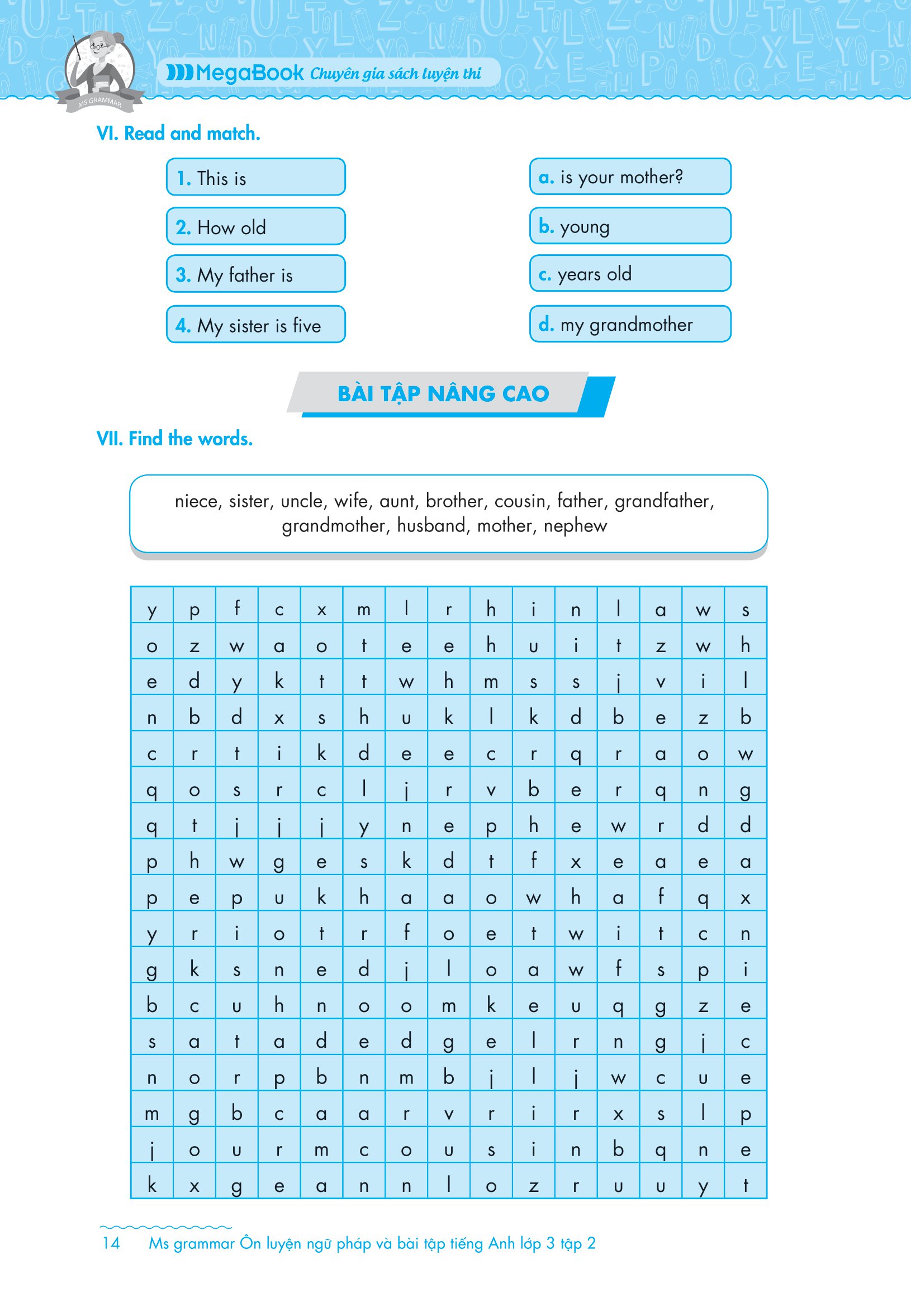bộ ms grammar - ôn luyện ngữ pháp và bài tập tiếng anh lớp 3 - tập 2 - Ảnh 11