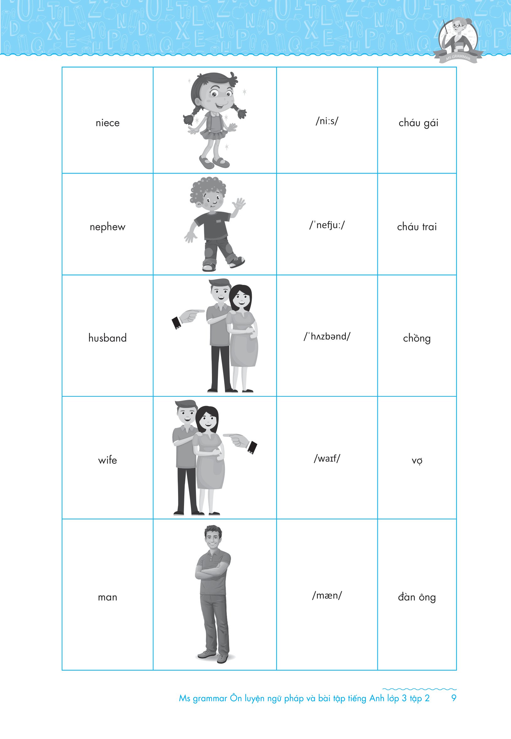 bộ ms grammar - ôn luyện ngữ pháp và bài tập tiếng anh lớp 3 - tập 2 - Ảnh 6