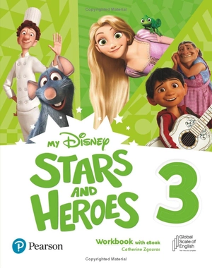 bộ my disney stars and heroes level 3 workbook with ebook - Ảnh 2