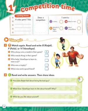 bộ my disney stars and heroes level 4 workbook with ebook - Ảnh 6