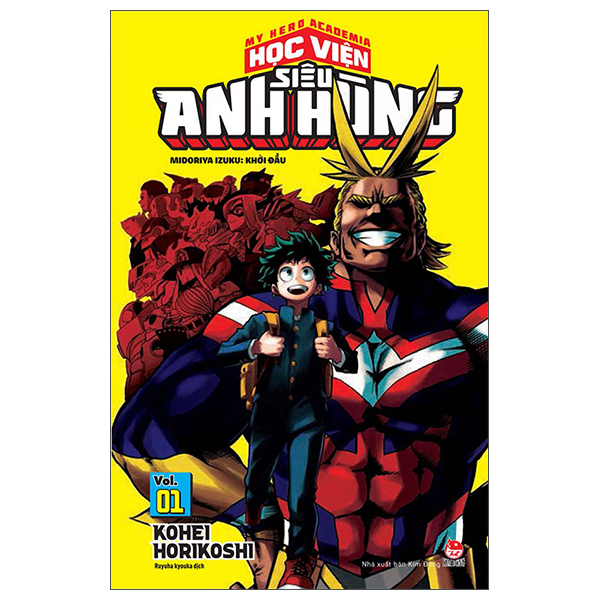 Bộ My Hero Academia - Học Viện Siêu Anh Hùng - Tập 1 - Midoriya Izuku - Khởi Đầu (Tái Bản 2025)