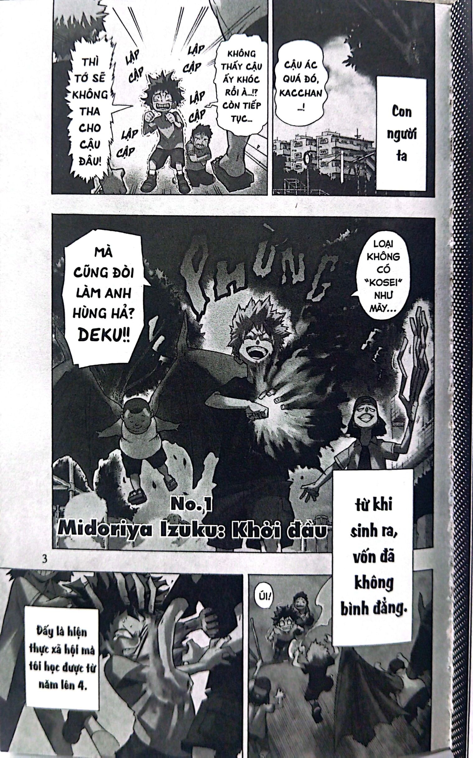 Bộ My Hero Academia - Học Viện Siêu Anh Hùng - Tập 1 - Midoriya Izuku - Khởi Đầu (Tái Bản 2025) - Ảnh 4