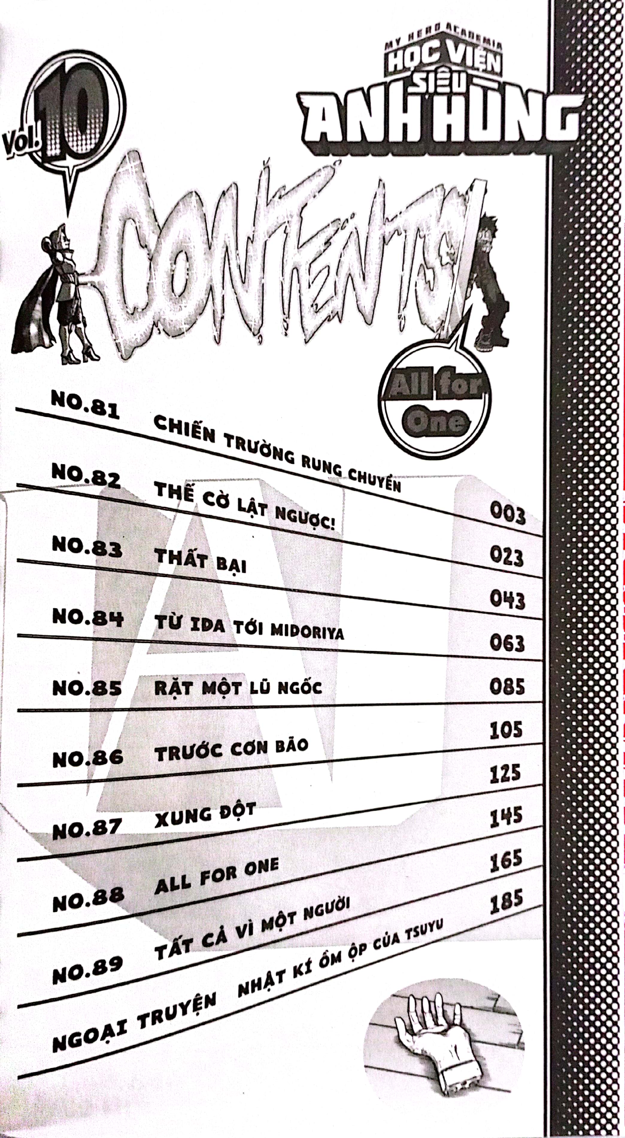 bộ my hero academia - học viện siêu anh hùng - tập 10 - all for one (tái bản 2022) - Ảnh 3