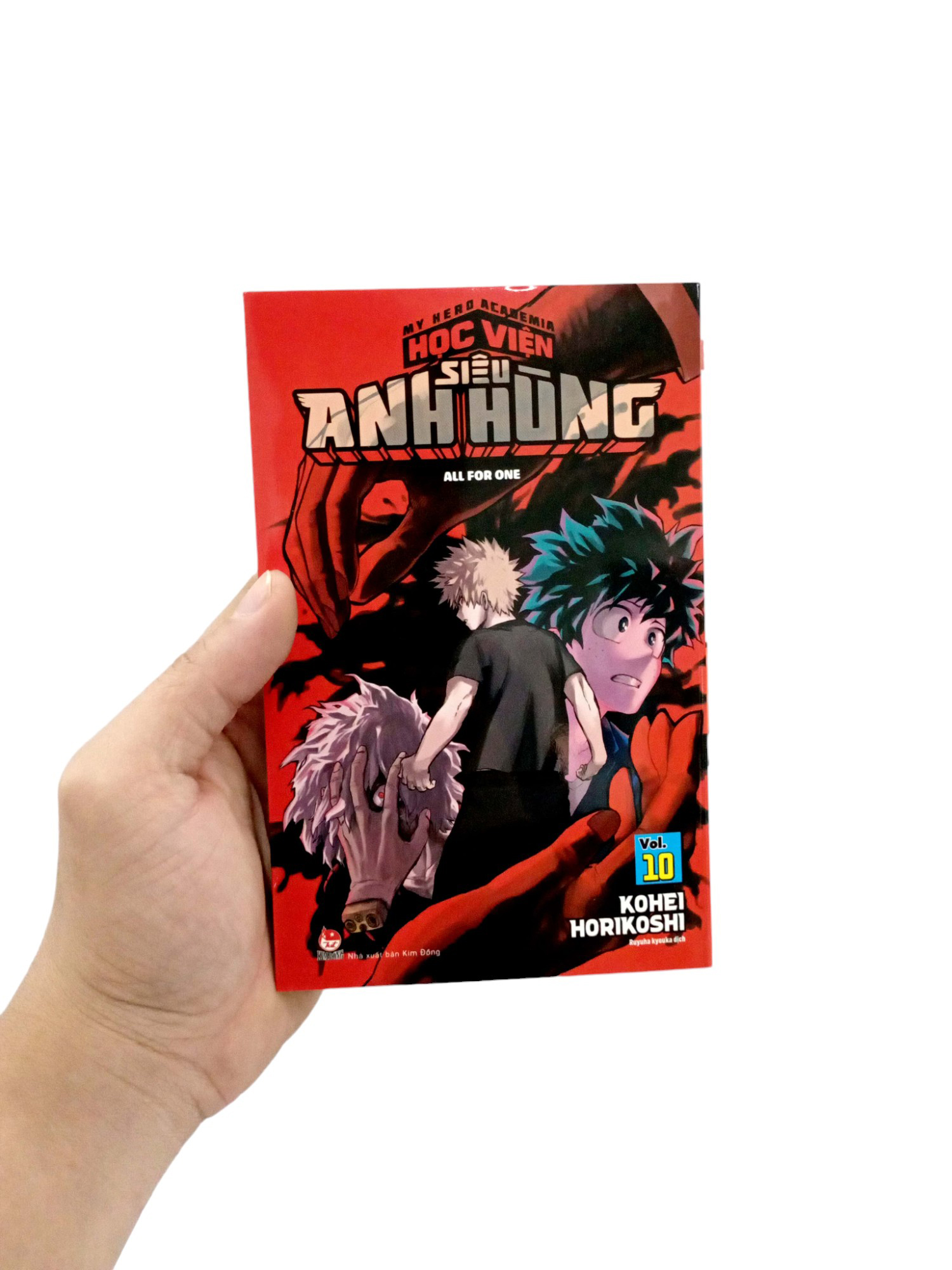 bộ my hero academia - học viện siêu anh hùng - tập 10 - all for one (tái bản 2022) - Ảnh 7