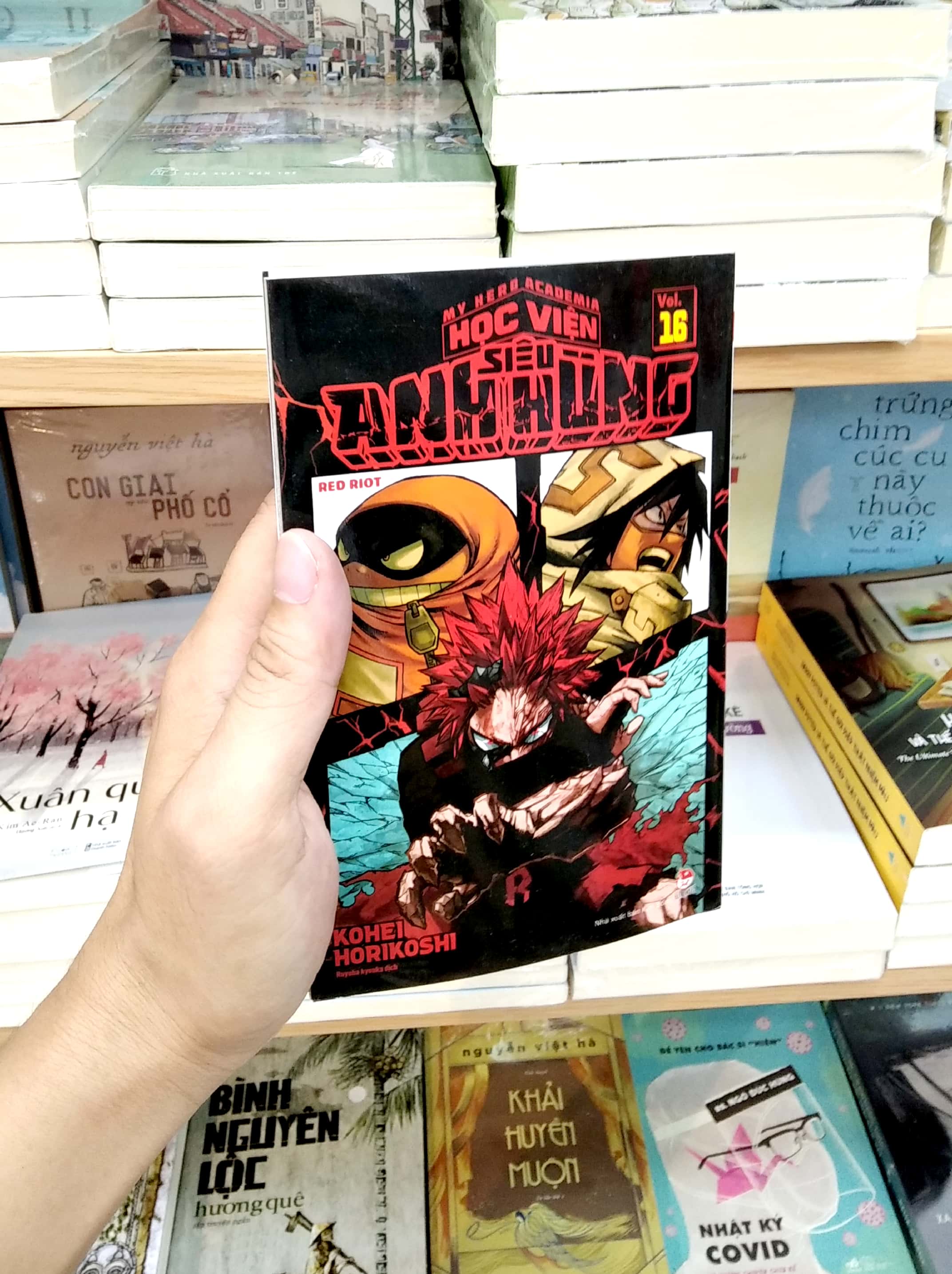 bộ my hero academia - học viện siêu anh hùng - tập 16 - red riot (tái bản 2022) - Ảnh 6