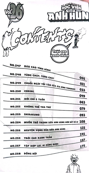 bộ my hero academia - học viện siêu anh hùng - tập 26 - trời cao xanh thẳm (tái bản 2022) - Ảnh 3