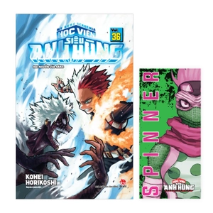 bộ my hero academia - học viện siêu anh hùng - tập 36 - hai nguồn lửa sáng - tặng kèm bookmark - Ảnh 2