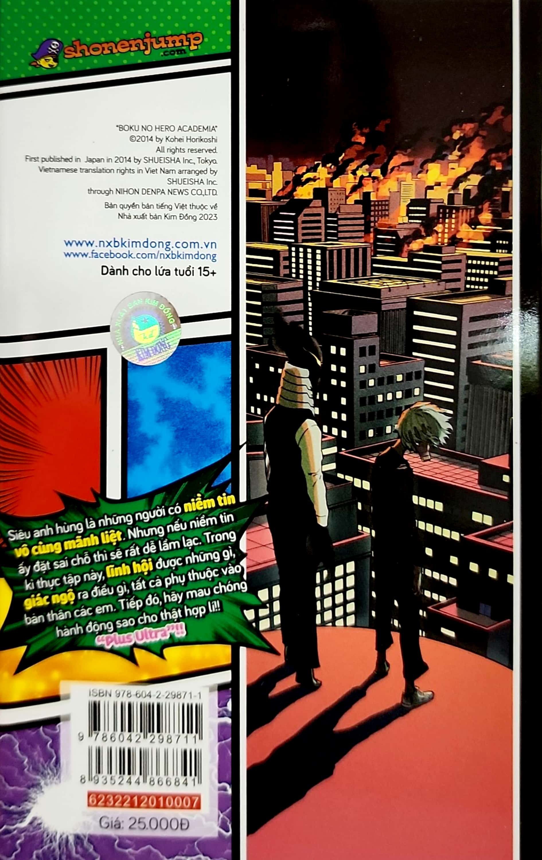 bộ my hero academia - học viện siêu anh hùng - tập 7 - bakugo katsuki - khởi đầu (tái bản 2022) - Ảnh 8