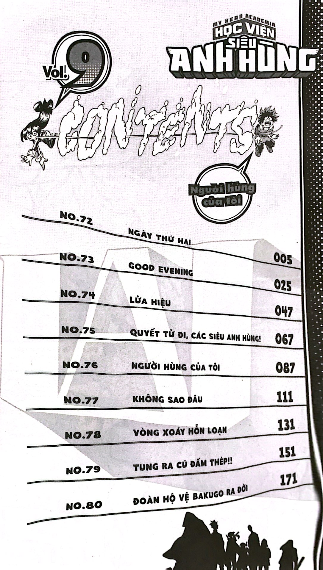bộ my hero academia - học viện siêu anh hùng - tập 9 - người hùng của tôi (tái bản 2022) - Ảnh 3