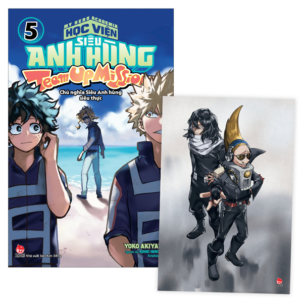 Bộ My Hero Academia - Học Viện Siêu Anh Hùng - Team Up Mission Tập 5 - Chủ Nghĩa Siêu Anh Hùng Siêu Thực - Tặng Kèm Postcard