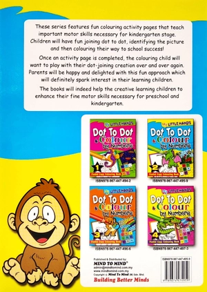 bộ my little hands: dot to dot & colour by numbers book 2 - Ảnh 6