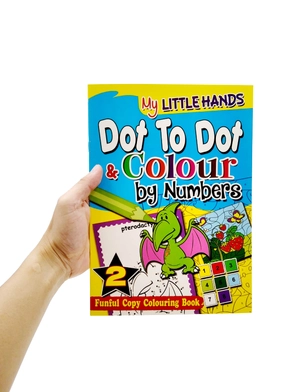 bộ my little hands: dot to dot & colour by numbers book 2 - Ảnh 7