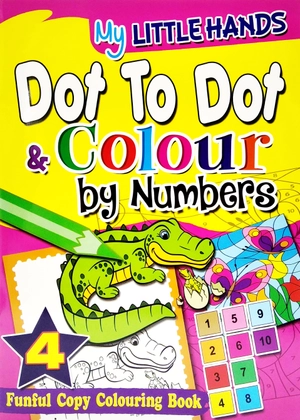 bộ my little hands: dot to dot & colour by numbers book 4 - Ảnh 2