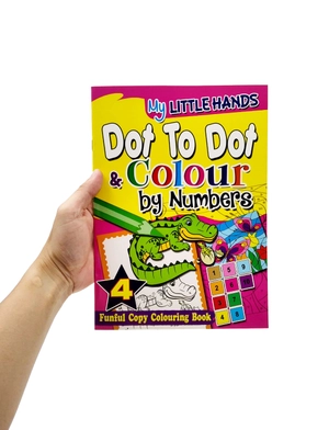 bộ my little hands: dot to dot & colour by numbers book 4 - Ảnh 7