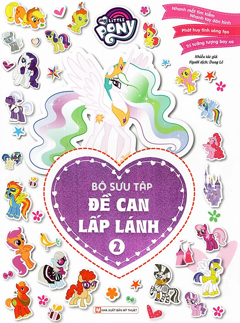 Bộ My Little Pony - Bộ Sưu Tập Đề Can Lấp Lánh - Tập 2 (Tái Bản 2025) - Ảnh 2