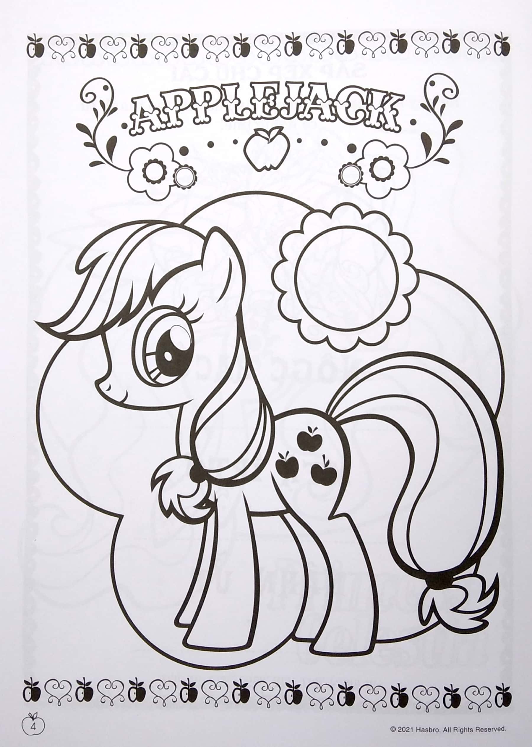 bộ my little pony - jumbo tô màu và các trò chơi 2 - Ảnh 4