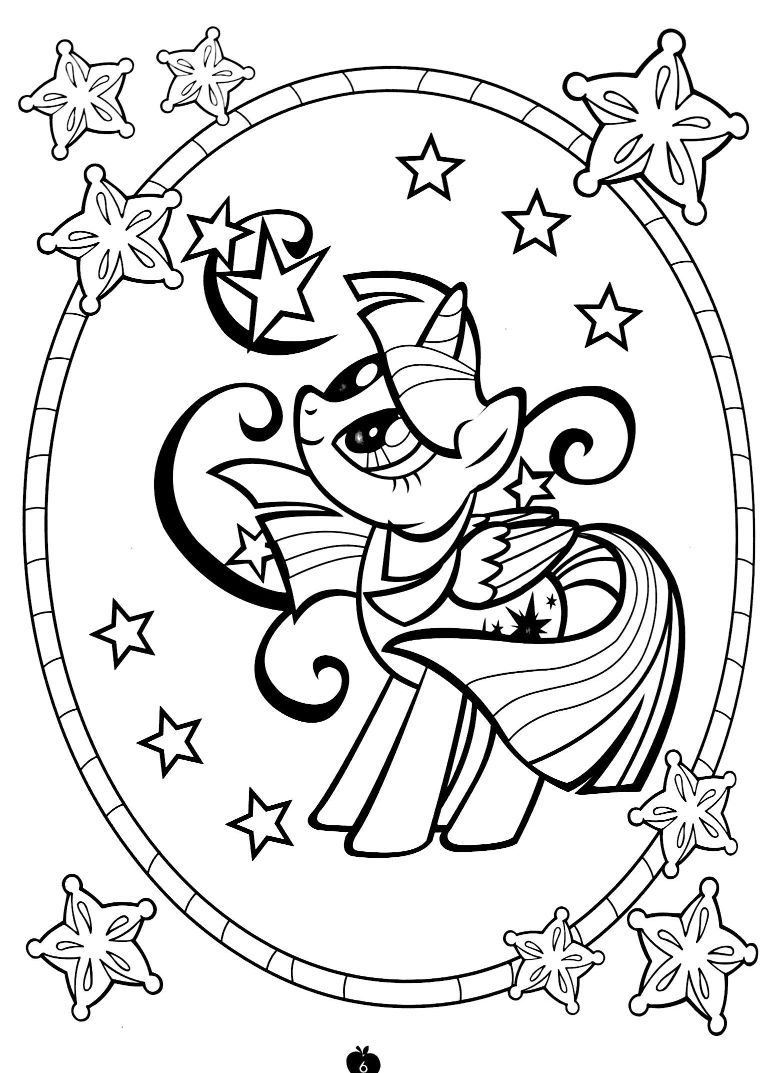 bộ my little pony - jumbo tô màu và các trò chơi 3 - Ảnh 7