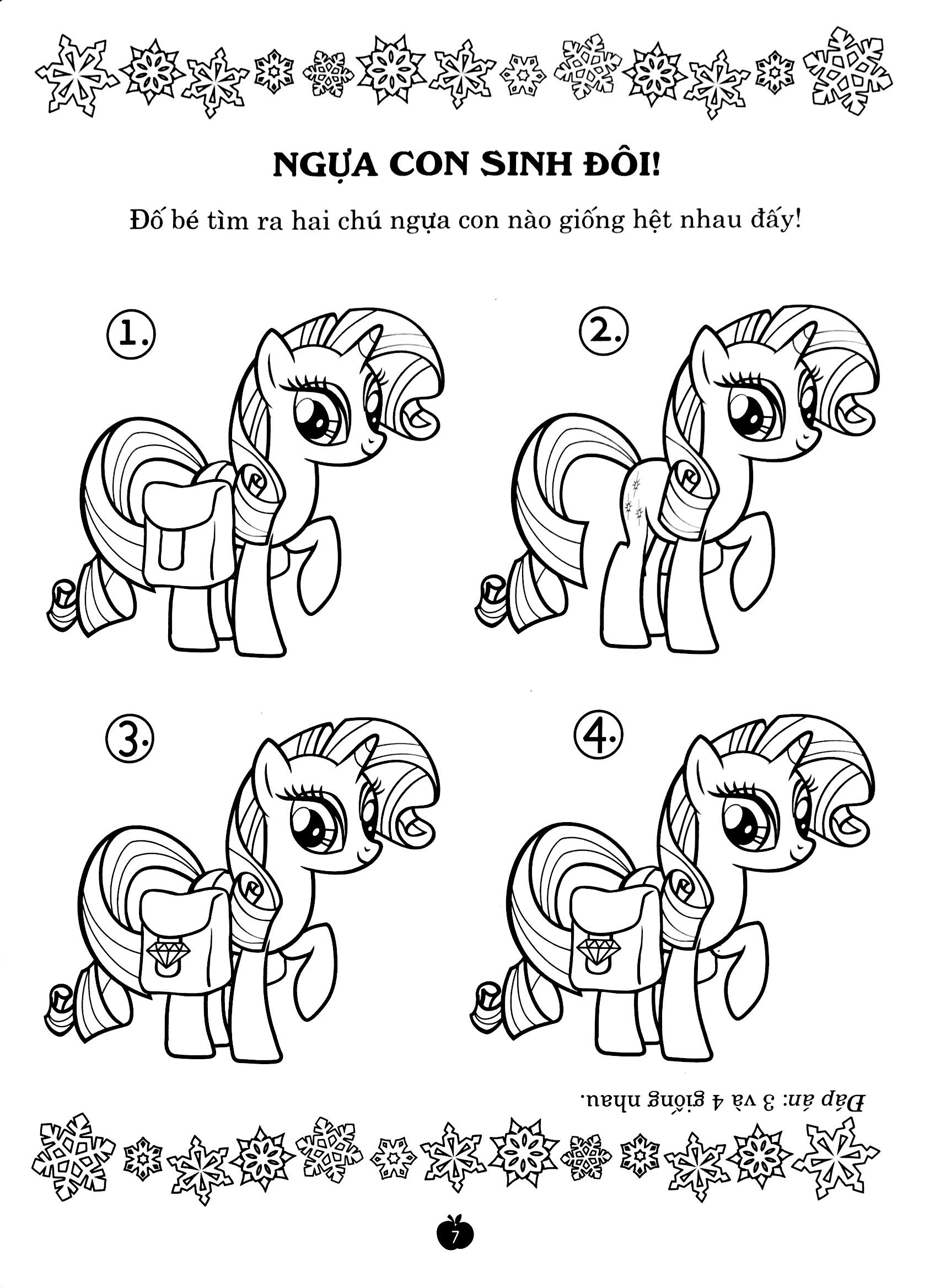 bộ my little pony - jumbo tô màu và các trò chơi 3 - Ảnh 8